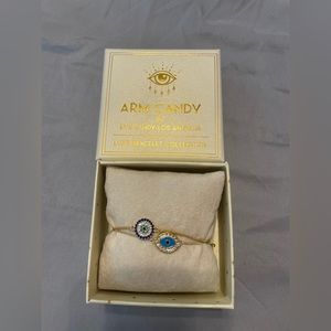 NWT Arm Candy LA Luxe Bracelet Collection, Never Worn, New in Box, Evil Eye